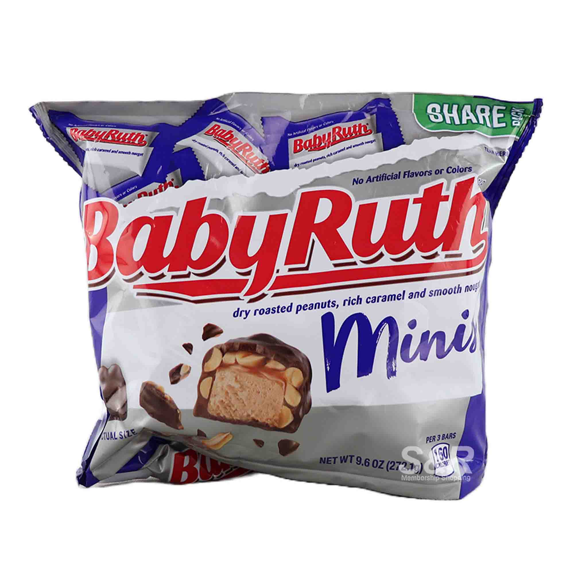 Baby Ruth Minis Candy Bar 272.1g Baby Ruth Minis Candy Bar 272.1g